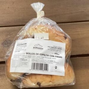 Bollos Espelta Pasas